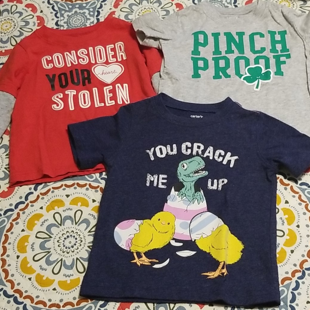 Carters Holiday Shirts